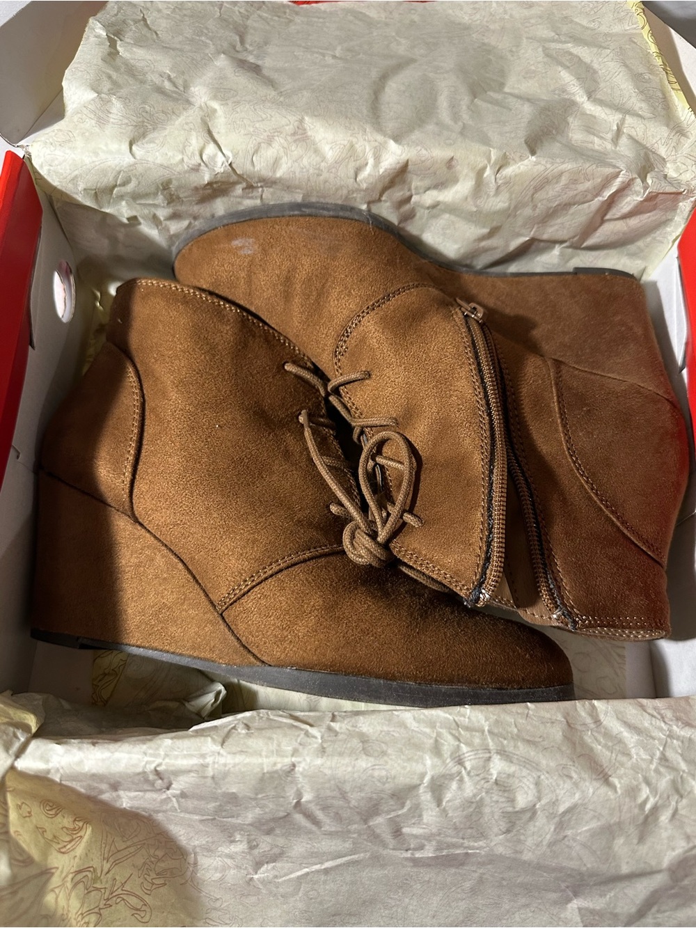 American Rag Tan Booties, size 9